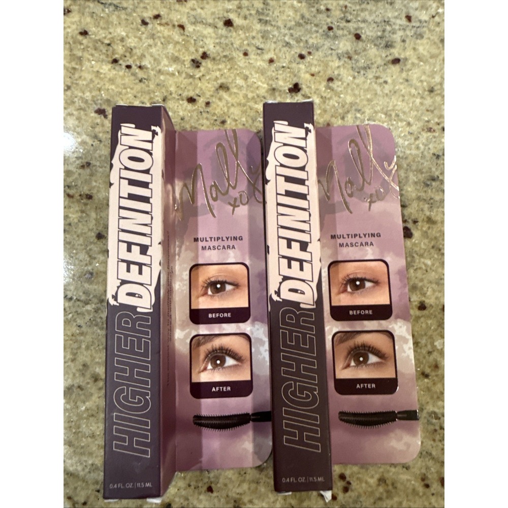 2 Qty NIB~ Mally xo Higher Definition Black Multiplying Mascara Volume Lash Bold